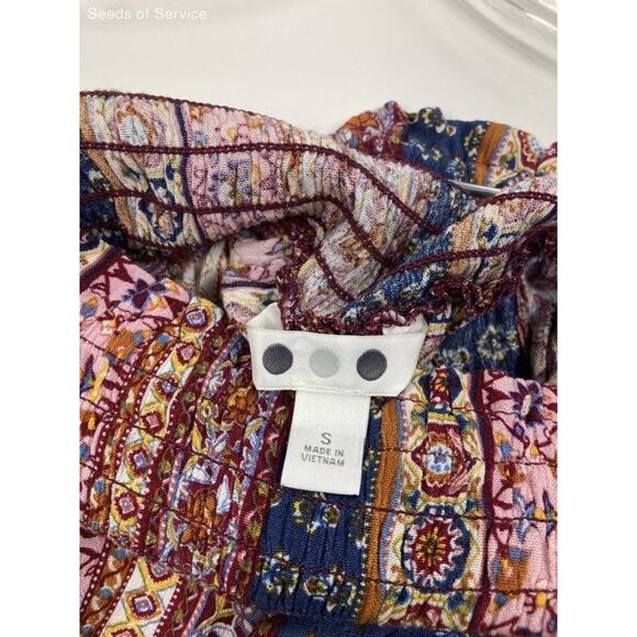 Multicolor High Rise Pull On Harem Pants Womens S - Picture 3 of 6